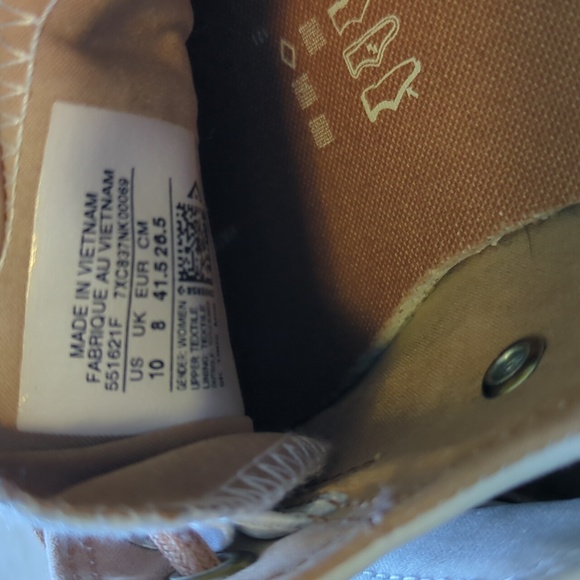 Women's Converse sneakers, size 10, white, tan leather, low riders, shoes - Picture 7 of 7